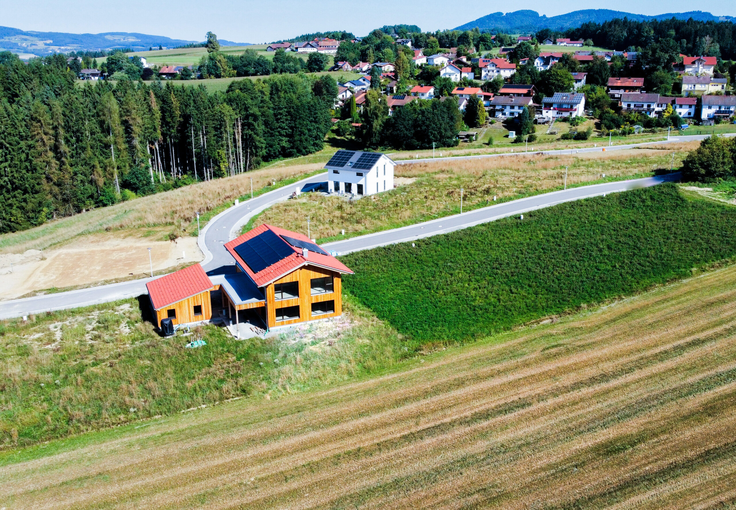 Luftaufnahme Baugebiet Schmelling II